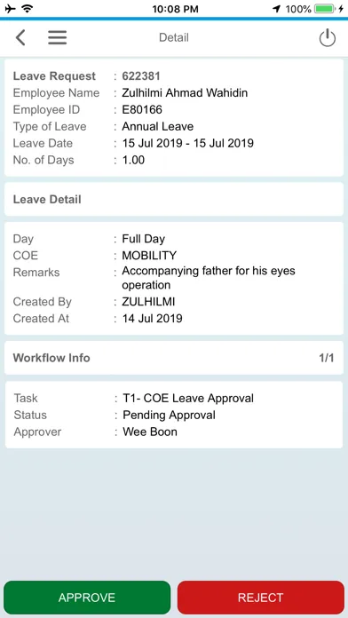 eApproval Apps Screenshots