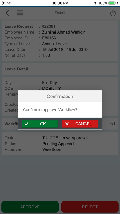 eApproval Apps سکرین شاٹس