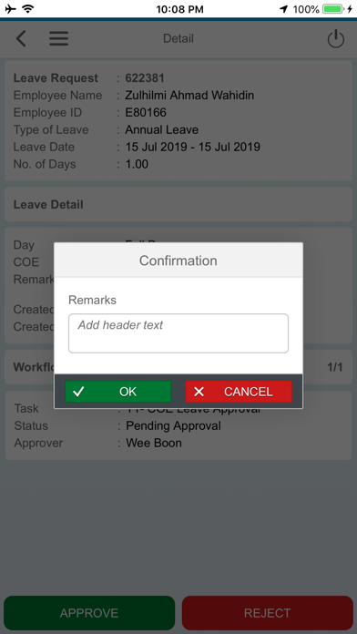 eApproval Apps سکرین شاٹس