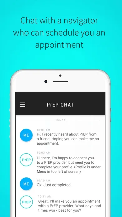 Ảnh chụp màn hình của PrEPme by emocha