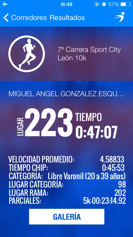 Tangkapan layar Emoción Deportiva