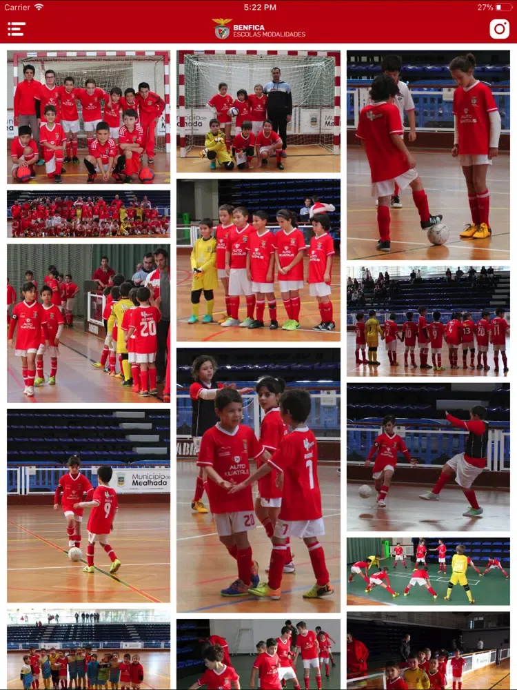 Capturas de pantalla de Benfica Escolas Modalidades iPad 