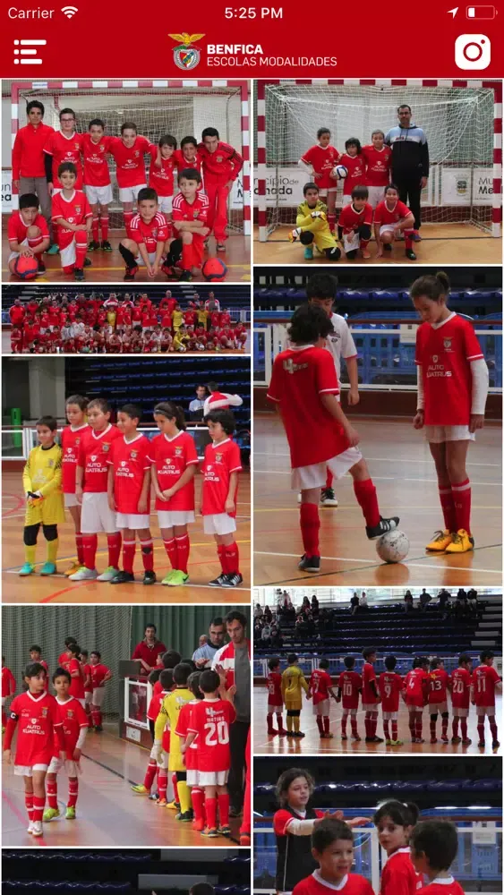 Capturas de pantalla de Benfica Escolas Modalidades