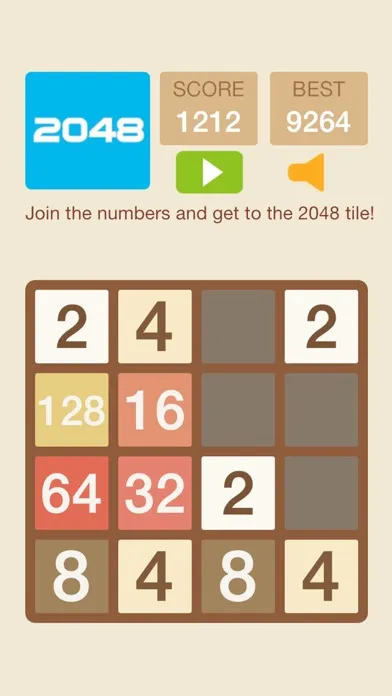 Ảnh chụp màn hình của 2048 HD - Snap 2 Merged Number Puzzle Game