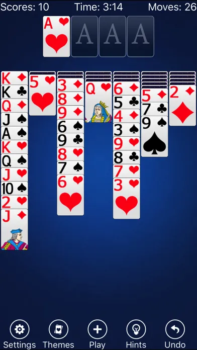 Capturas de tela do A¹ Yukon Solitaire Card Game