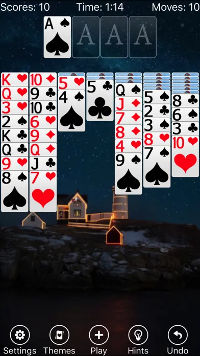 Capturas de tela do A¹ Yukon Solitaire Card Game