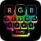 Neon Led Keyboard: Emoji, Font