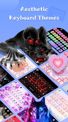 Capturas de tela do Emoji keyboard - Themes, Fonts