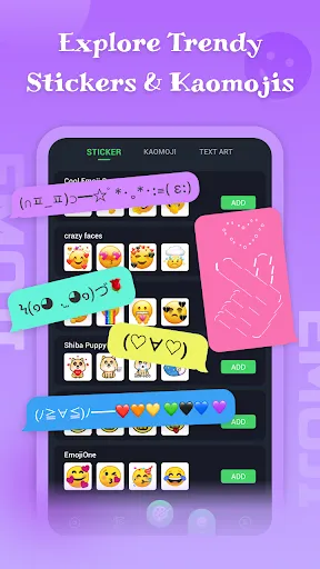 Capturas de tela do Emoji keyboard - Themes, Fonts