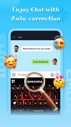 Capturas de tela do Emoji keyboard - Themes, Fonts
