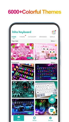 iKeyboard -GIF keyboard,Funny  Ekran Görüntüleri