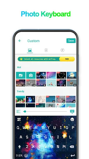 iKeyboard -GIF keyboard,Funny  Ekran Görüntüleri