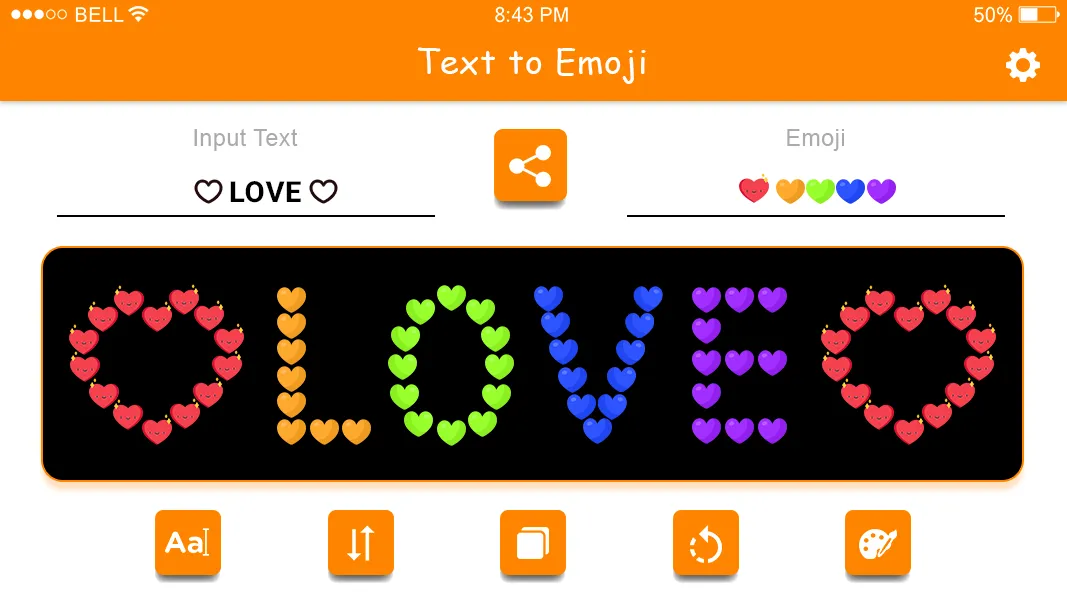 Captures d'écran de Text To Emoji