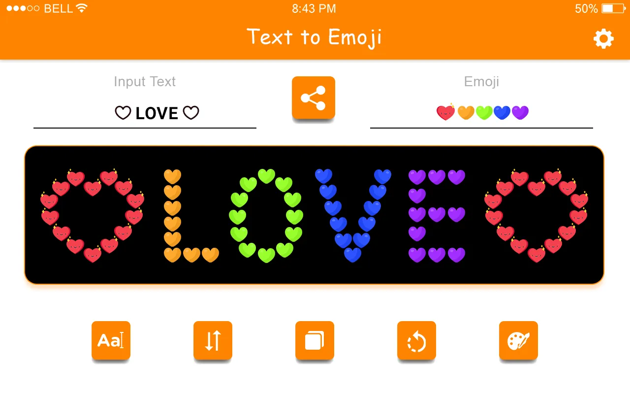 Captures d'écran de Text To Emoji