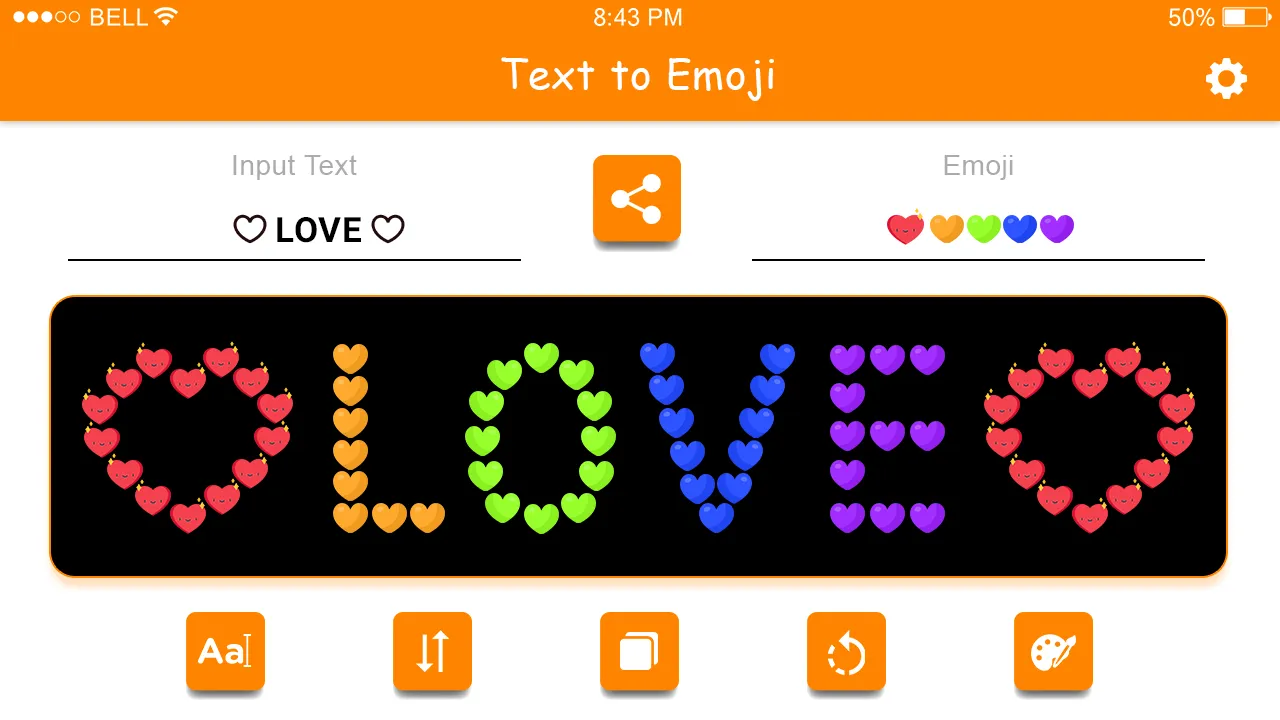Captures d'écran de Text To Emoji