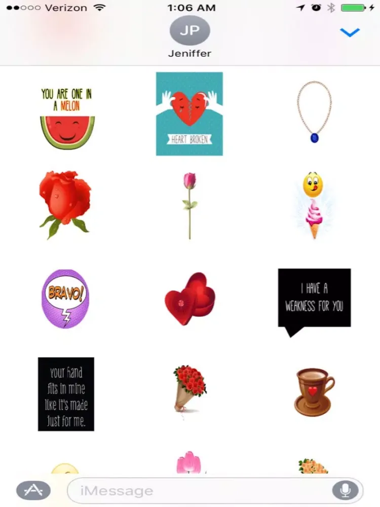 I Love You Emoji iPad  Screenshots