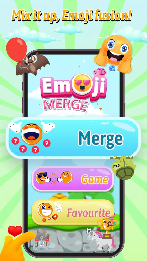 Captures d'écran de Emoji Merge