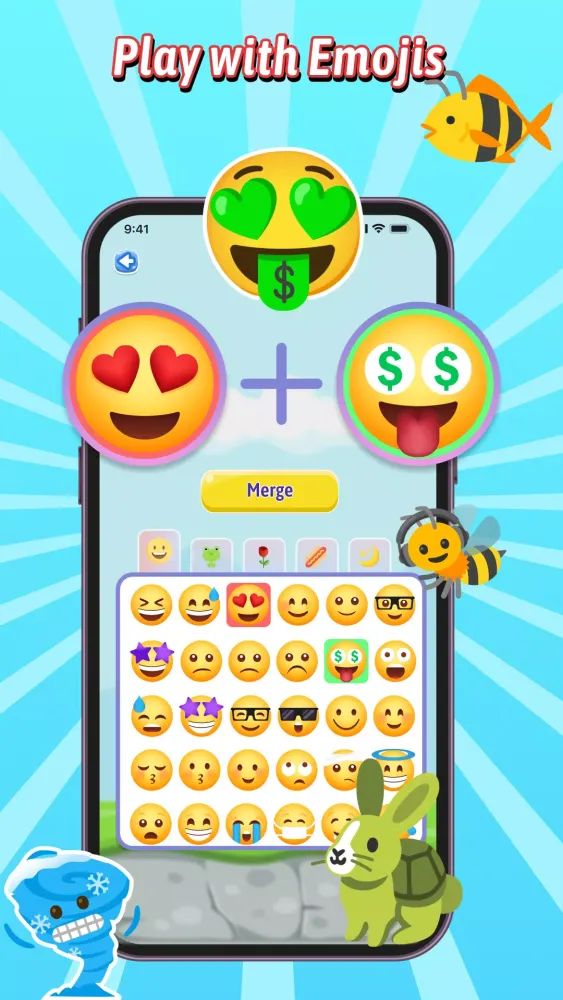Captures d'écran de Emoji Merge