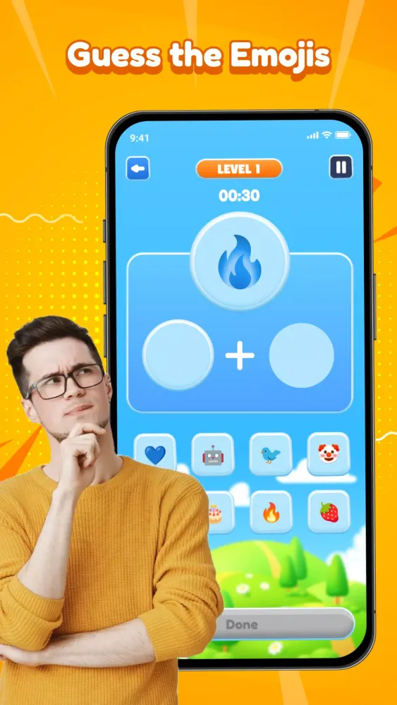 ภาพหน้าจอของ Fun Emoji Merge & Emoji Maker