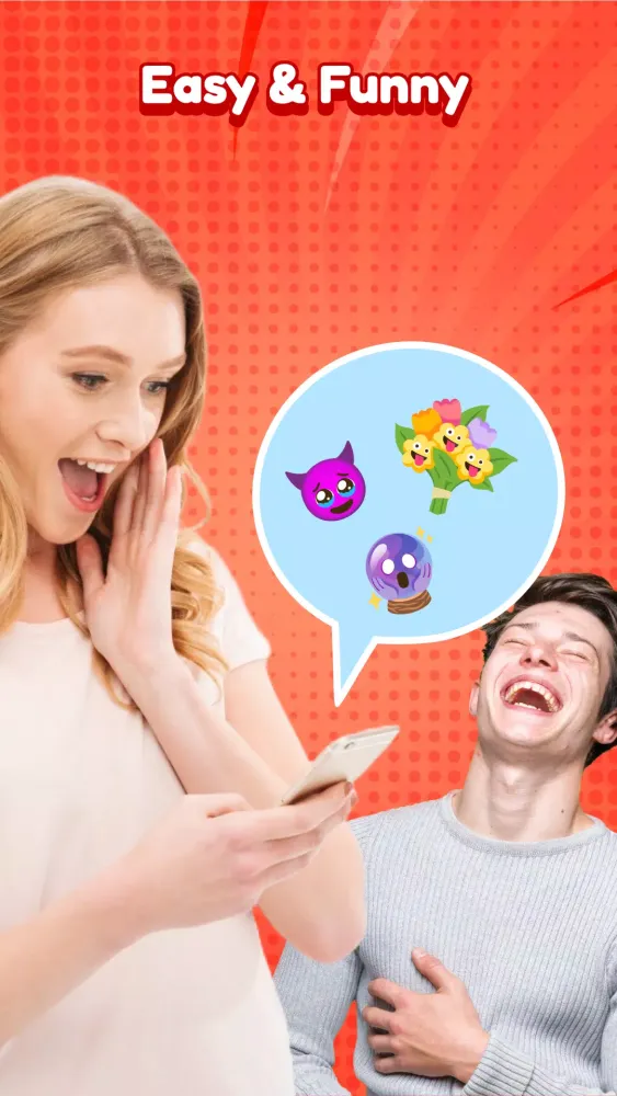ภาพหน้าจอของ Fun Emoji Merge & Emoji Maker