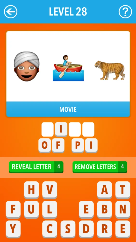 Ảnh chụp màn hình của Emoji Quiz ~ Movies, Celebs, Brands
