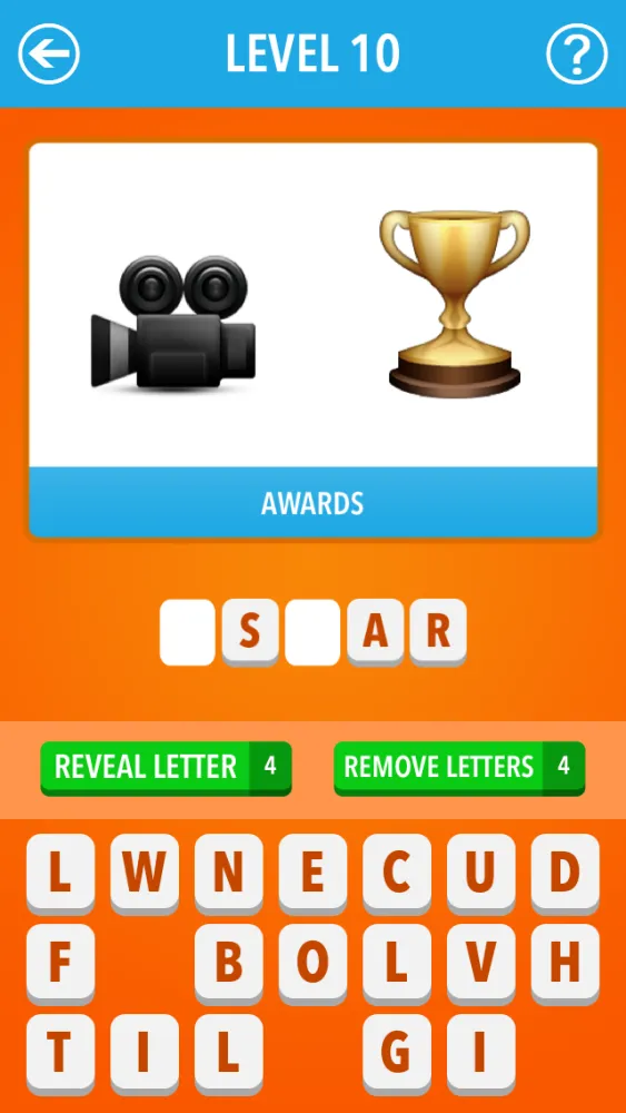 Ảnh chụp màn hình của Emoji Quiz ~ Movies, Celebs, Brands