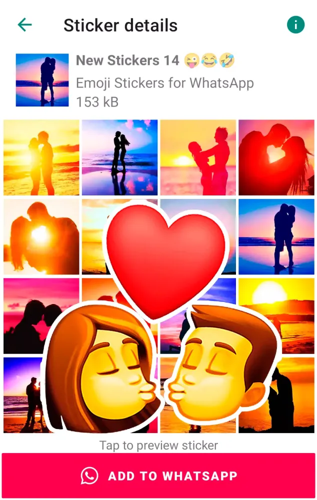 Emoji Stickers 스크린샷