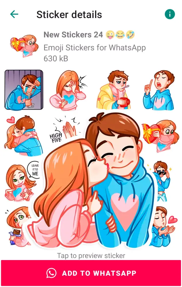 Emoji Stickers 스크린샷