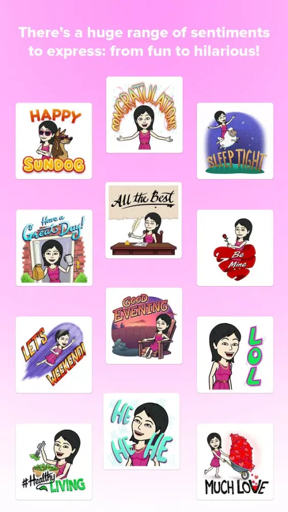 Girlmoji Keyboard - Emoji Keyboard for cute girls Screenshots