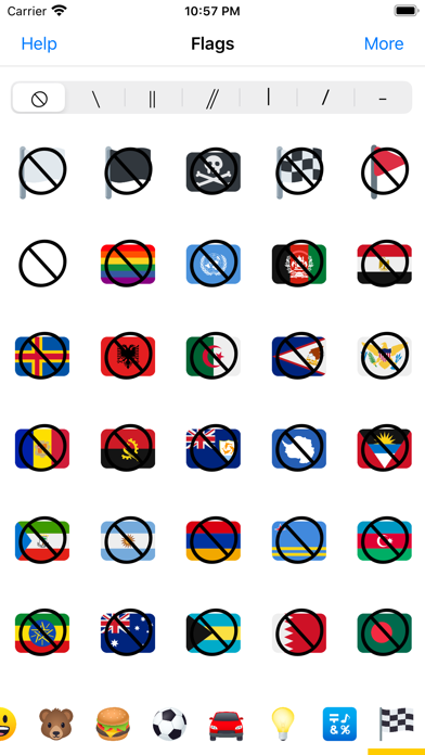 Capturas de tela do Anti Emoji - Prohibited Sign