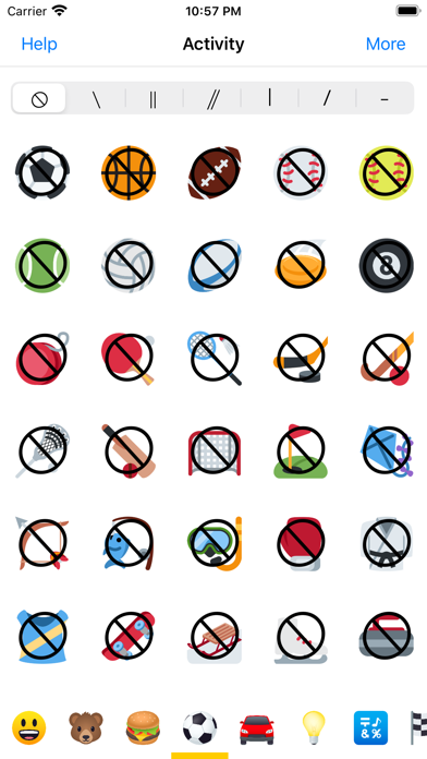 Capturas de tela do Anti Emoji - Prohibited Sign