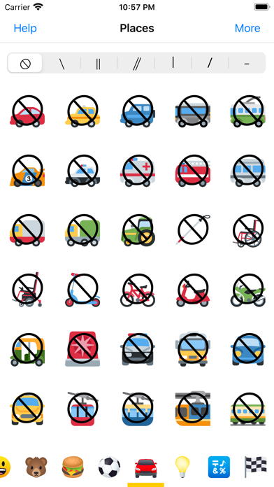 Capturas de tela do Anti Emoji - Prohibited Sign