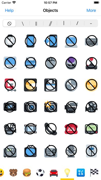 Capturas de tela do Anti Emoji - Prohibited Sign