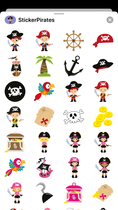 Funny Pirate Emoji Stickers Screenshots