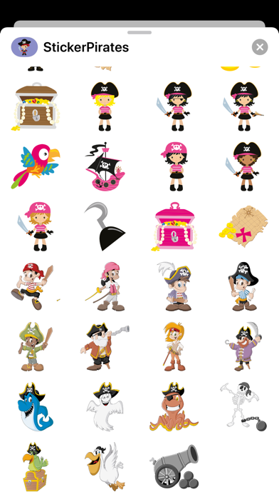 Funny Pirate Emoji Stickers Screenshots