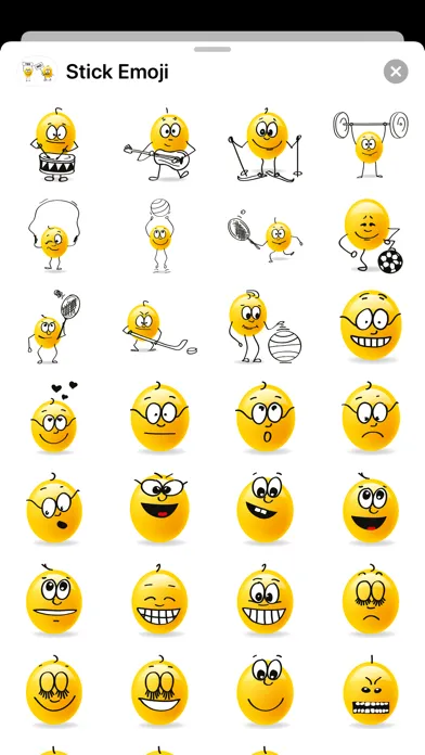Stick Emoji Smiley Stickers应用截图