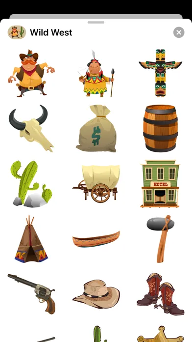 Wild West Stickers - Cowboys Screenshots