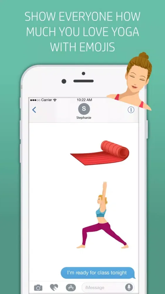 Yogamoji: Blissed out emojis & stickers for yogis স্ক্রিনশট
