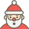 Santa Claus Emoji - Christmas Emoji Stickers New