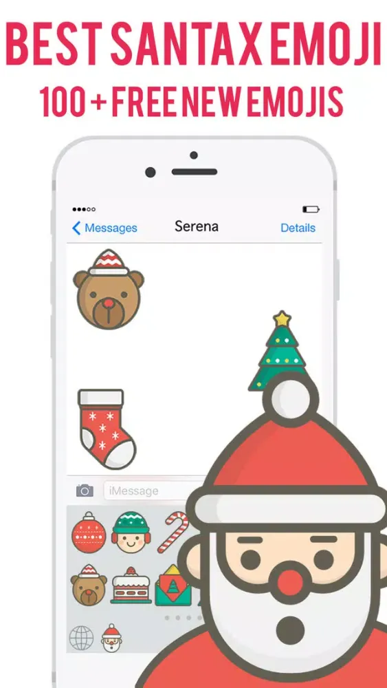 Santa Claus Emoji - Christmas Emoji Stickers New應用截圖