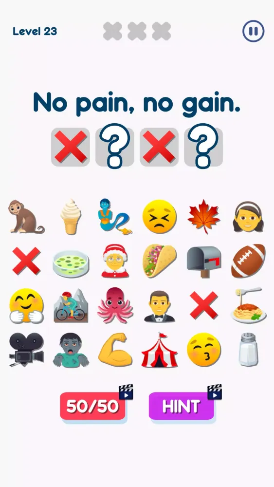 Emoji Guess Puzzle 스크린샷