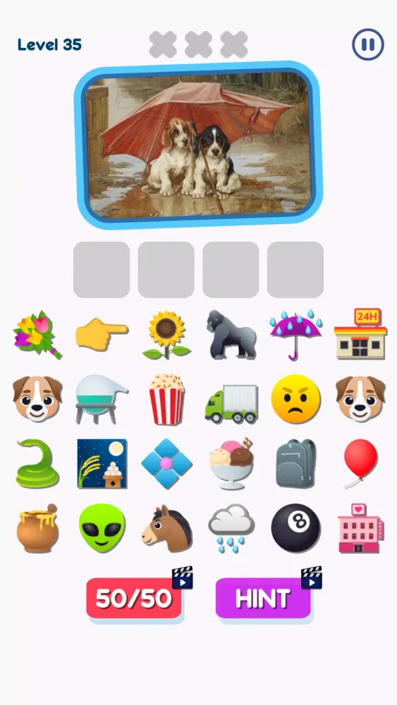 Emoji Guess Puzzle 스크린샷
