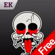 Emoji Kingdom 13 Free Skull Halloween Emoticon Animated for iOS 8