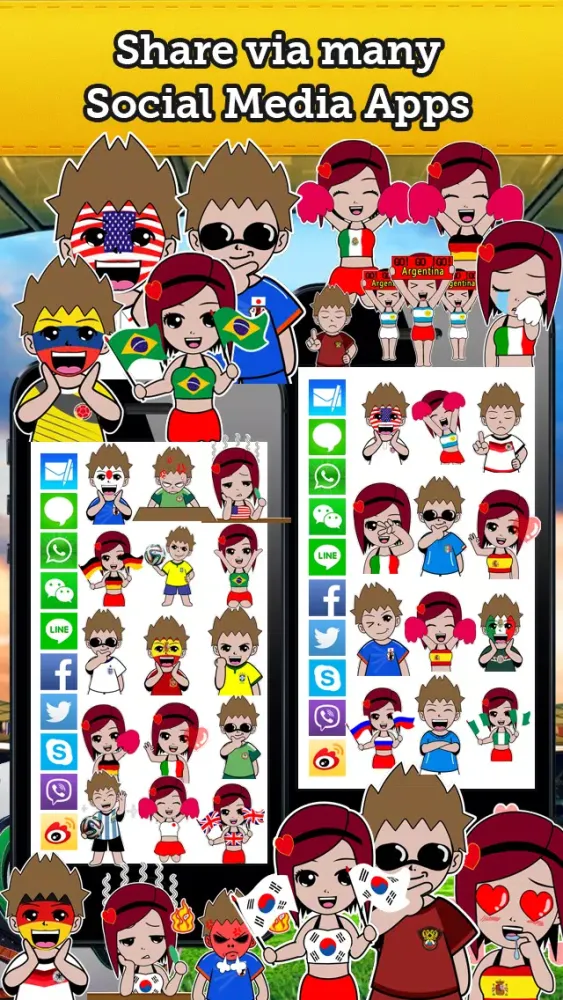 Capturas de pantalla de Emoji France Soccer Fan Free