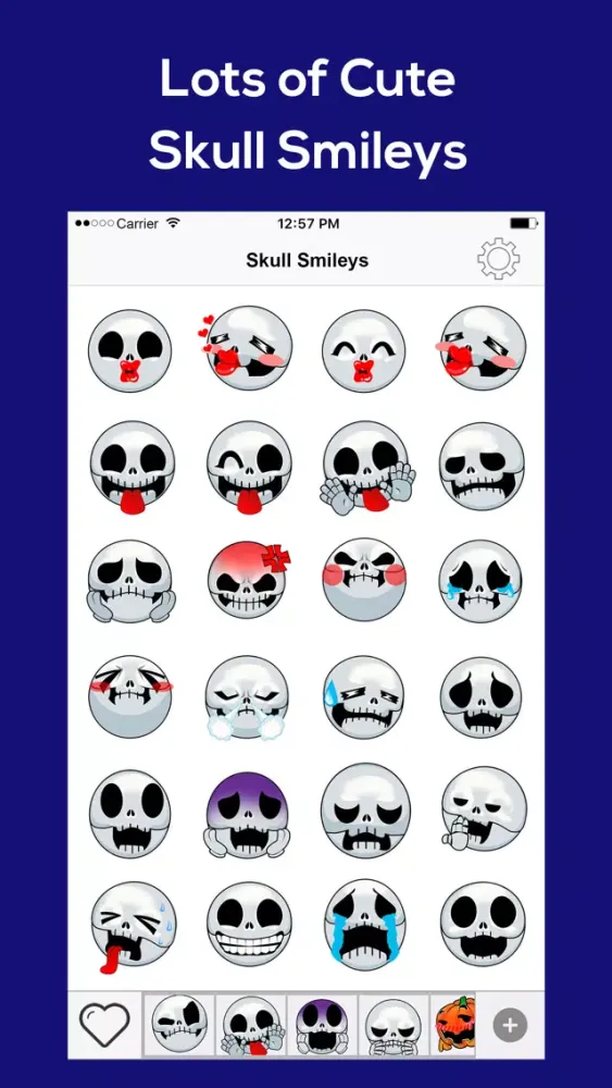 Captures d'écran de Scary Keyemoji Free Halloween Sticker Gif Emoji