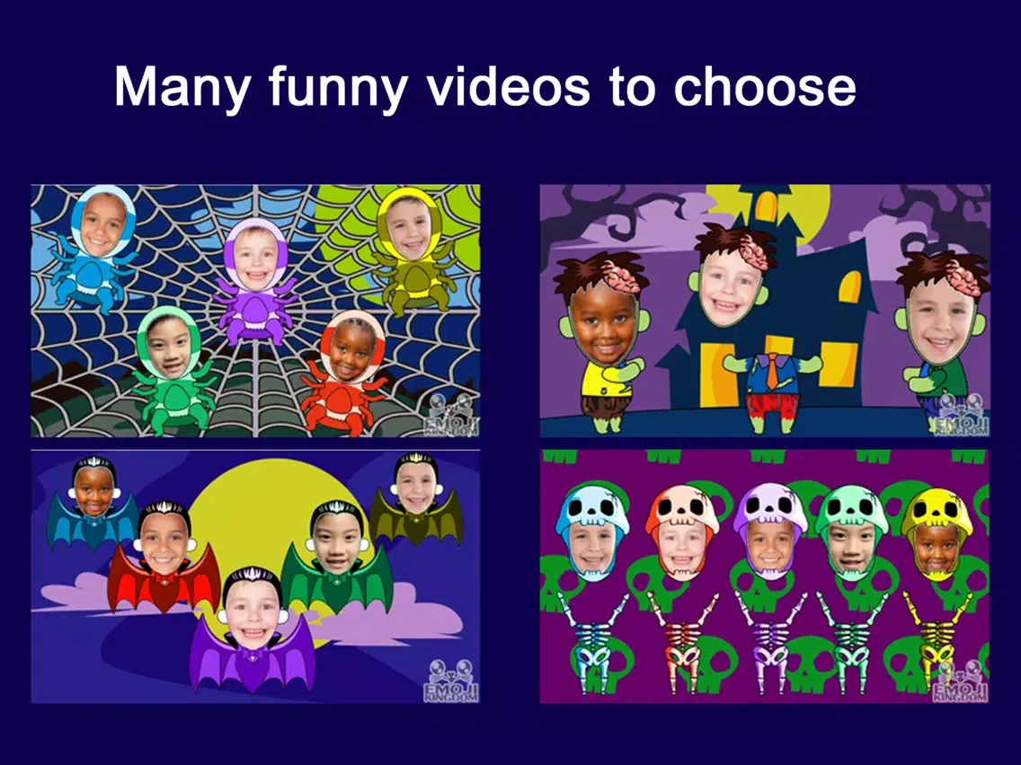 Videomoji Halloween iPad  Screenshots