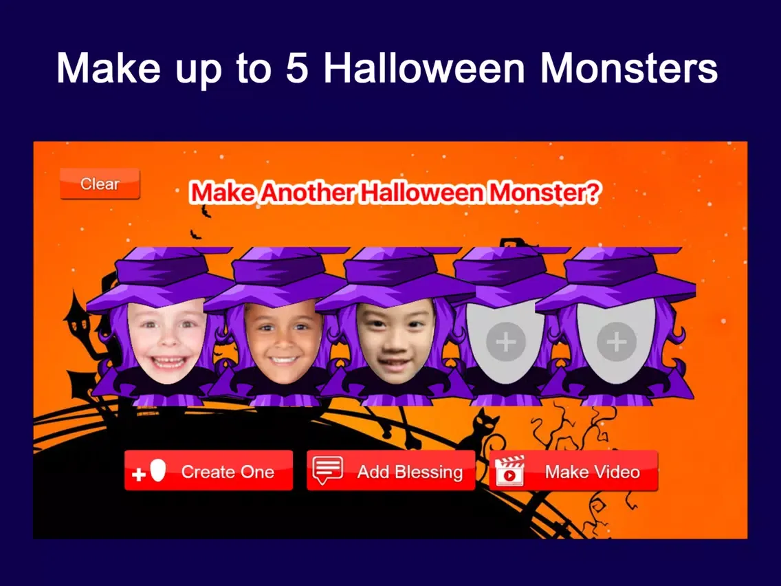 Videomoji Halloween iPad  Screenshots