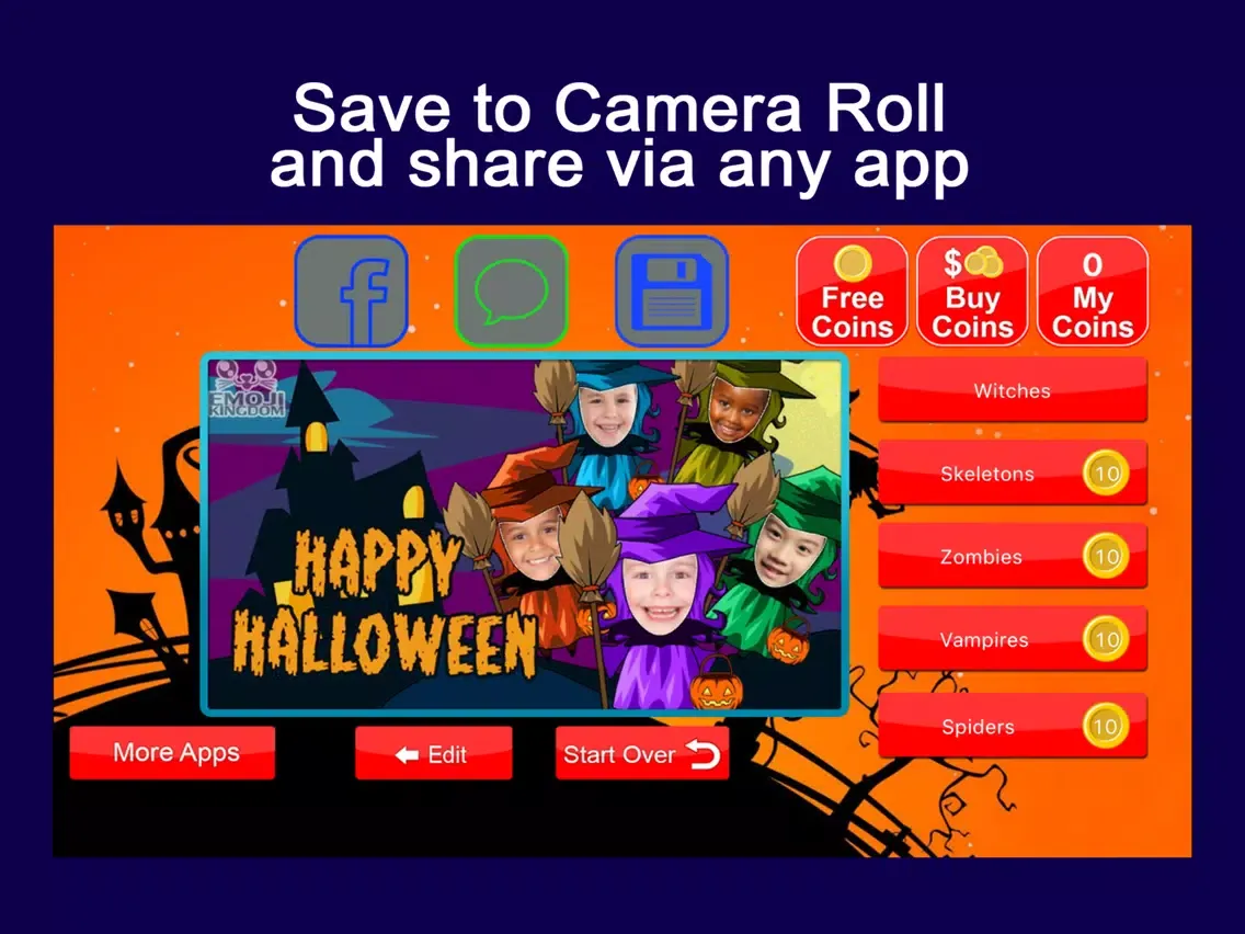 Videomoji Halloween iPad  Screenshots