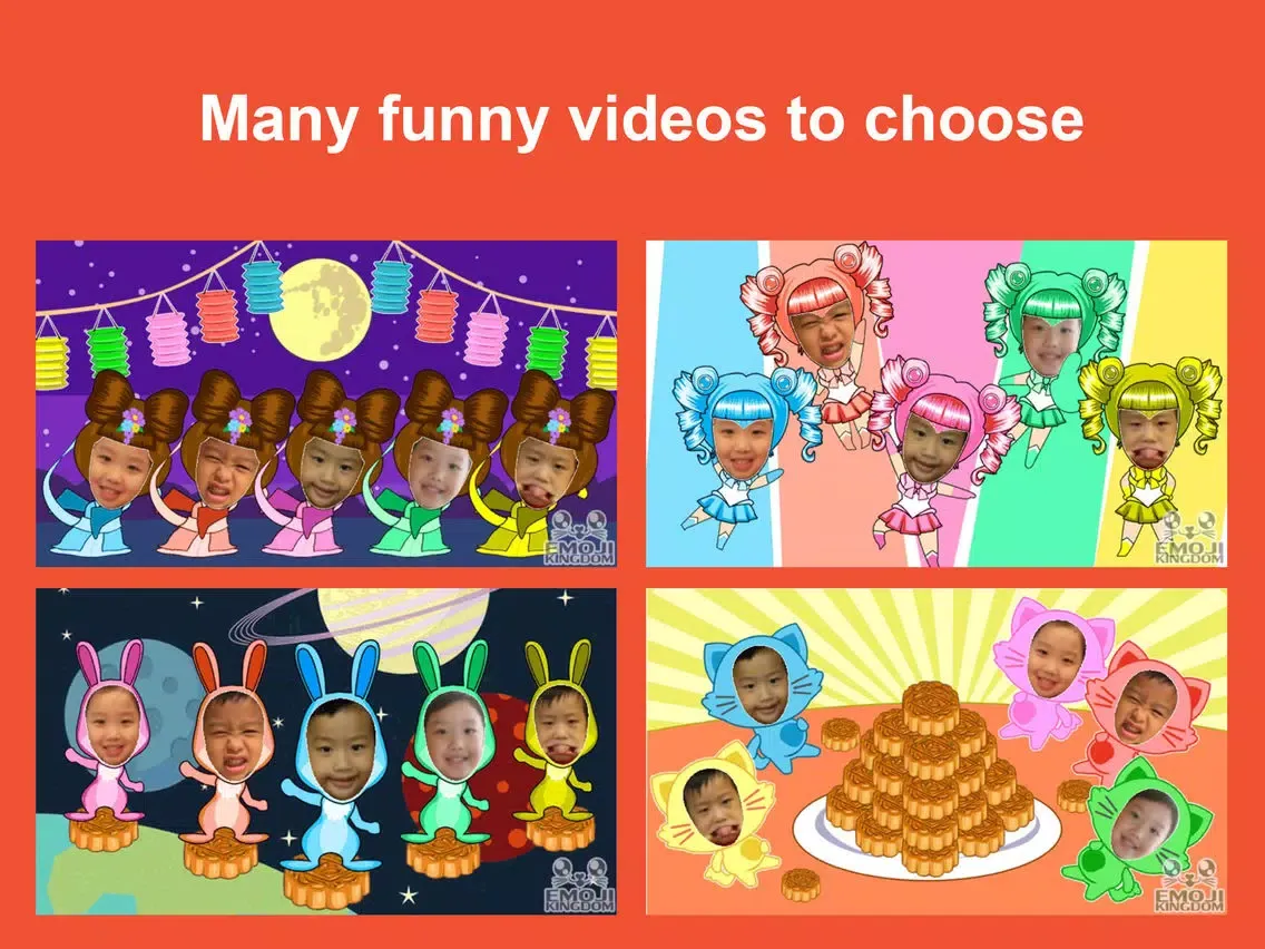 Videomoji MAF - Mid Autumn Festival The Video Emoji eCard Maker iPad  Screenshots