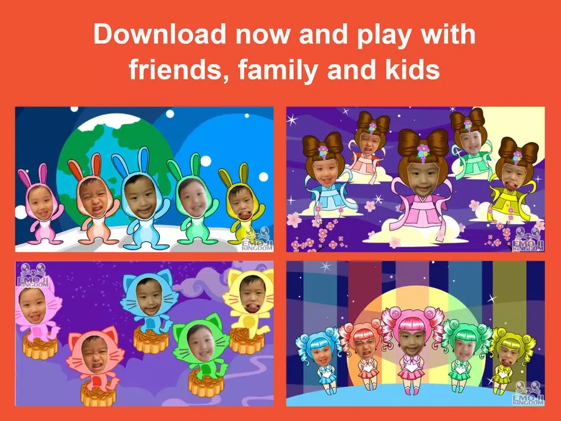 Videomoji MAF - Mid Autumn Festival The Video Emoji eCard Maker iPad  Screenshots